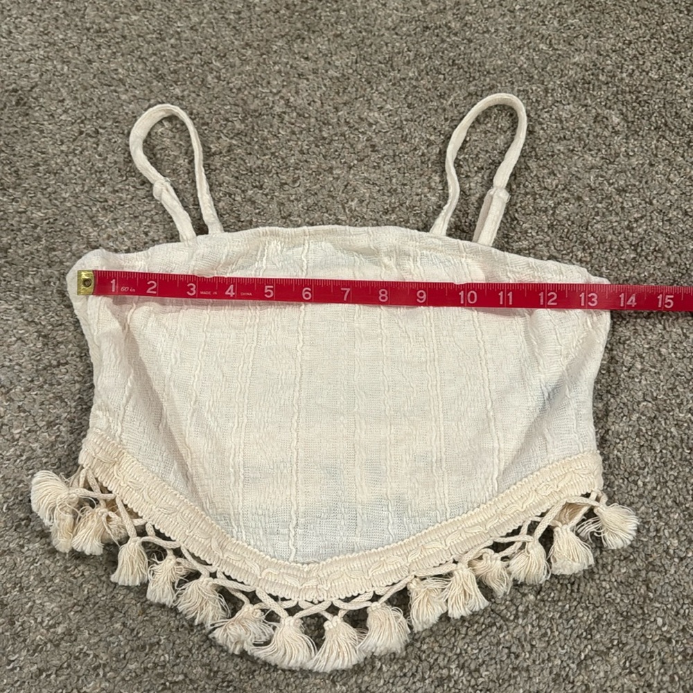 Tassel crop top